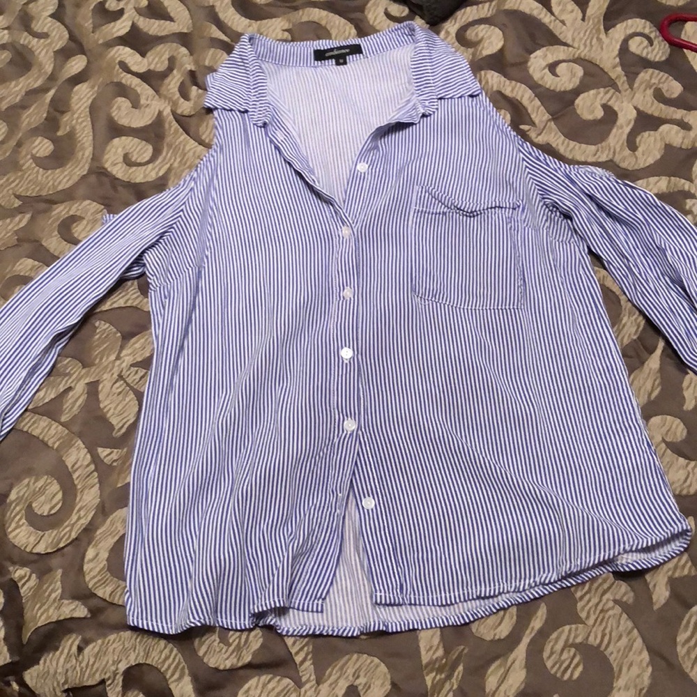 Cold shoulder blouse!